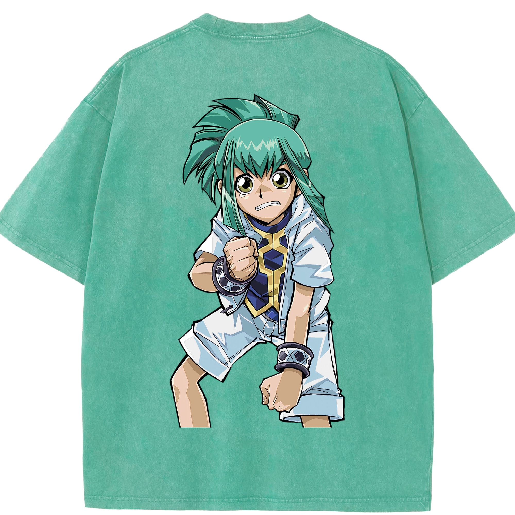 （画像用） 遊☆戯☆王 Yu-Gi-Oh! 綿100% ヴィンテージ風 半袖Tシャツ（背面プリント）